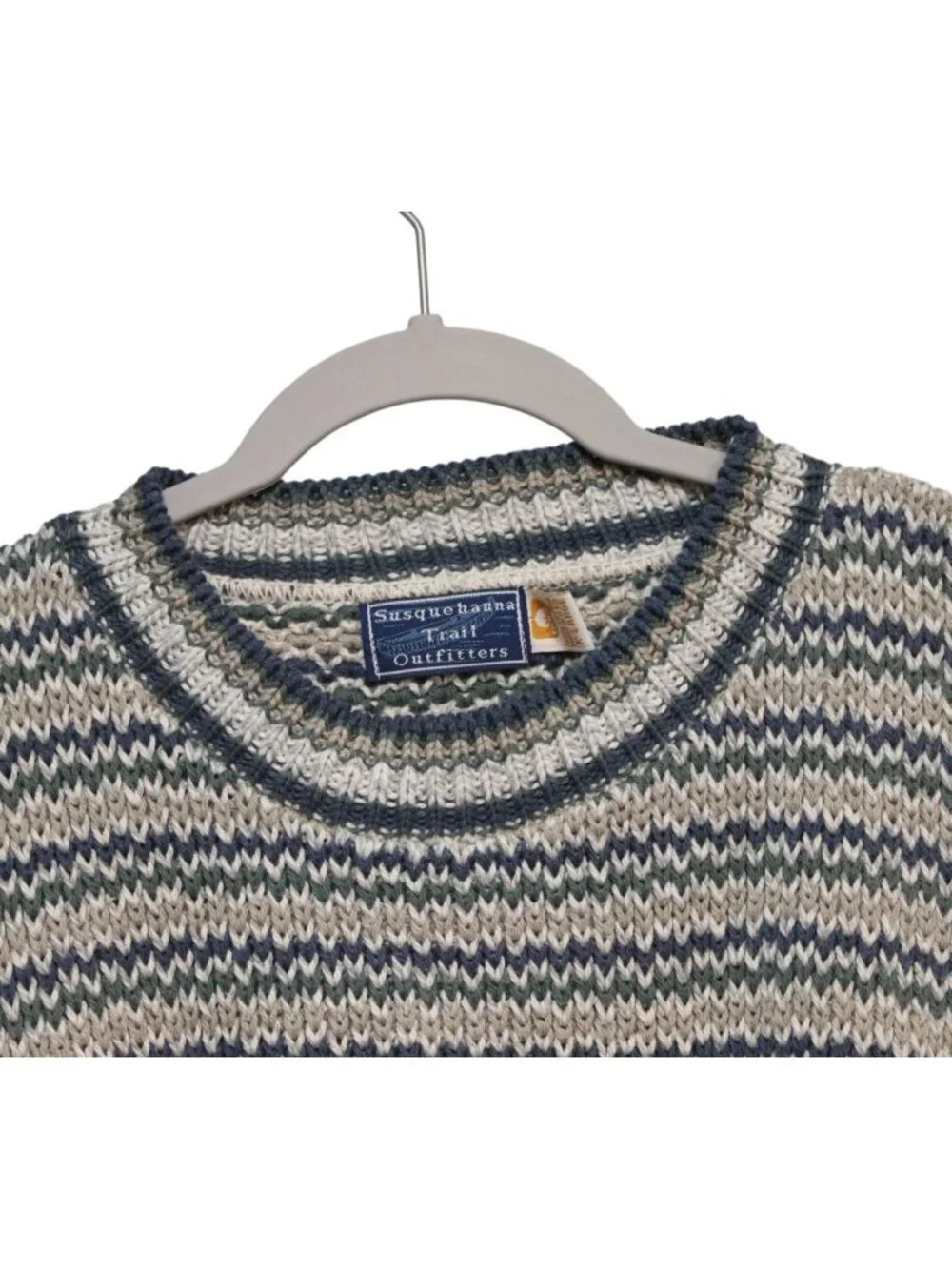Vintage Men's Sweater Size XL Pullover Chunky Knit Retro Grandpa Preppy 90s USA